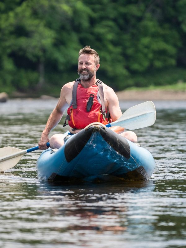 River Tubing Guide in Kayak